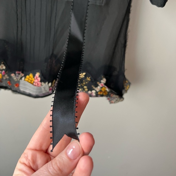 Essa Walla Embroidered Silk Blouse - Picture 6 of 11